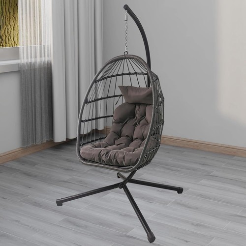 Single egg chair - egg, garden