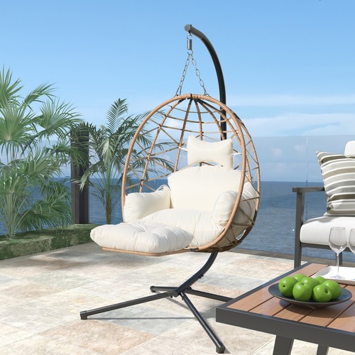 Hanging egg chair - hanging, with