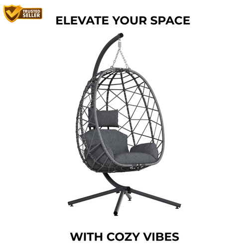 Hanging egg chair - hanging, with