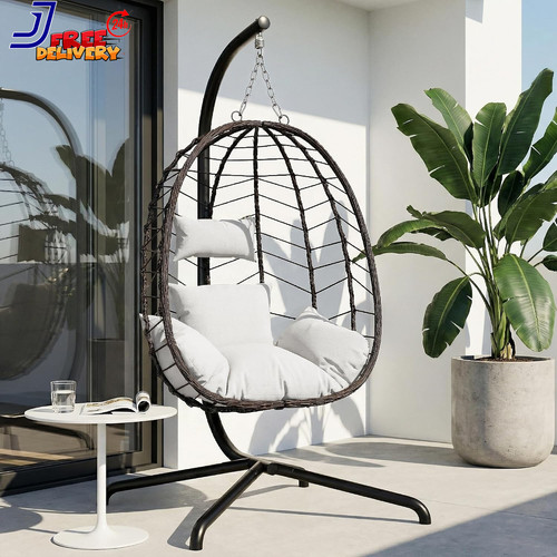 Hanging egg chair - egg, stand