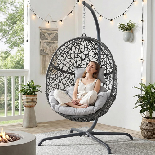 Hanging egg chair - hanging,