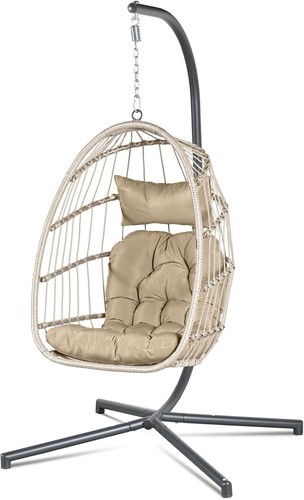 Relaxing egg chair beige - relaxing,