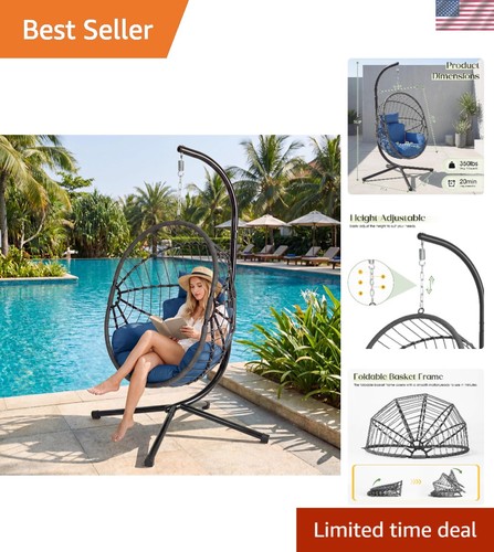 Hanging egg chair with - hanging,