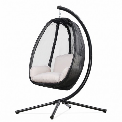Aoodor hanging egg chair set - egg,