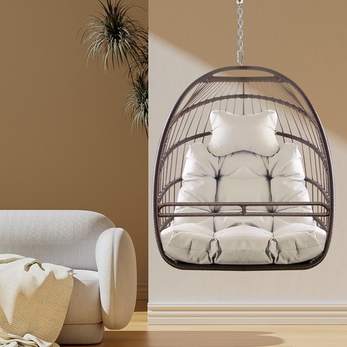 Khaki hanging swing - khaki,