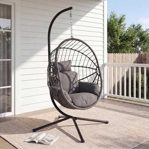 Hanging egg chair - with, stand