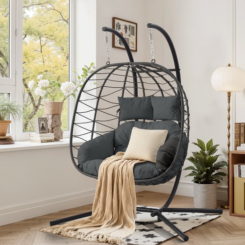 Double egg chair - chair, stand