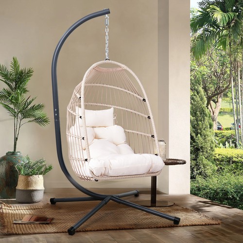 Foldable hanging egg chair - foldable,