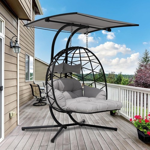 Double egg chair patio - egg,